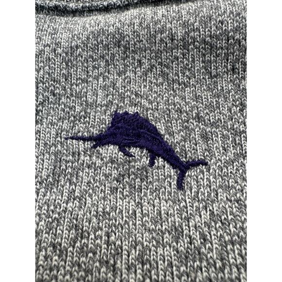 Tommy Bahama Womens Baltimore Ravens Pullover S Gray Cozy Game Day Tailgate Boho - Picture 11 of 12